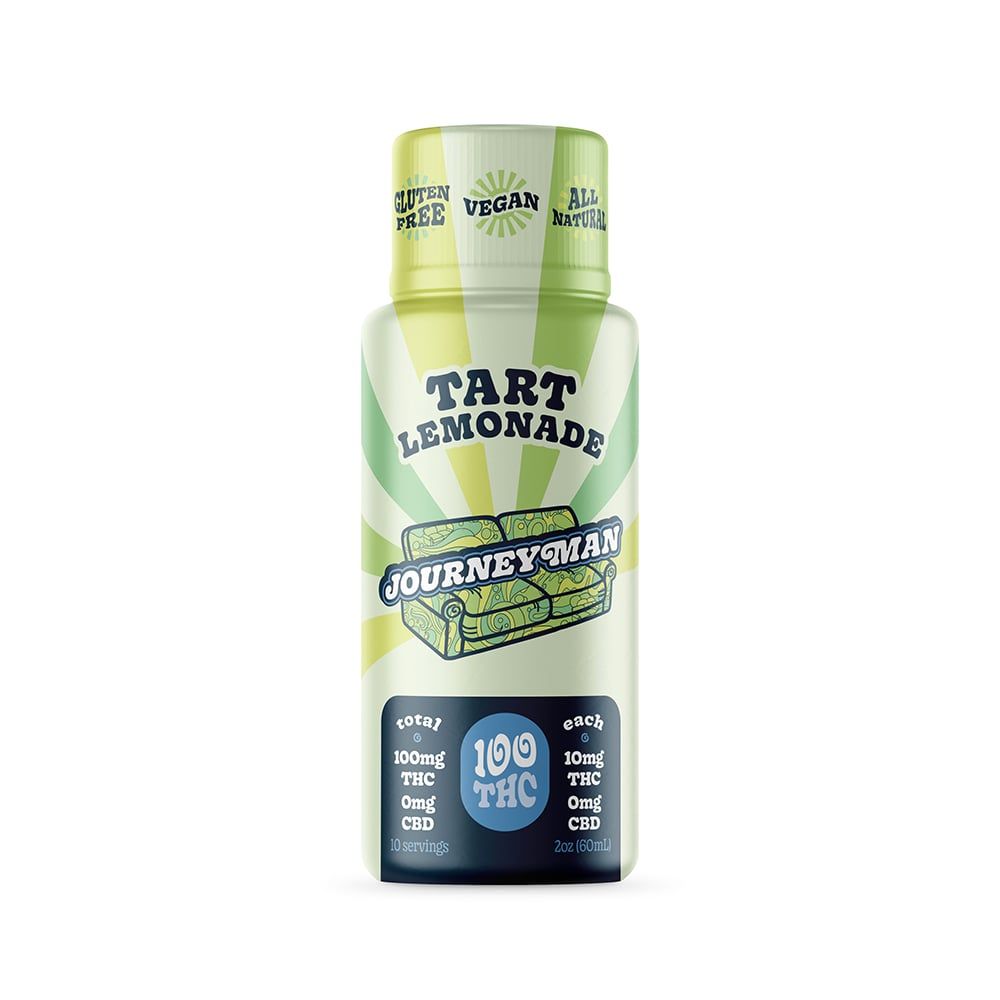 Journeyman Tart Lemonade Drink Beverage Edible, 100mg, 1pk