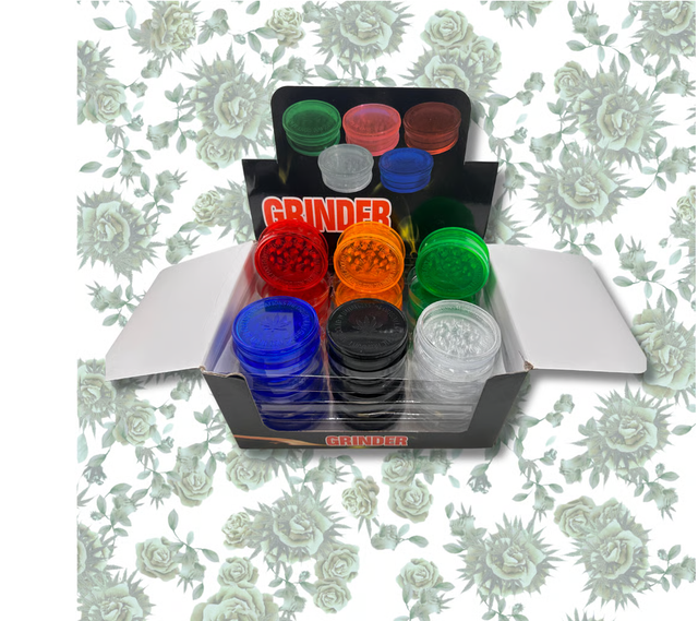 40mm Magnetic Acrylic Grinder Assorted Color