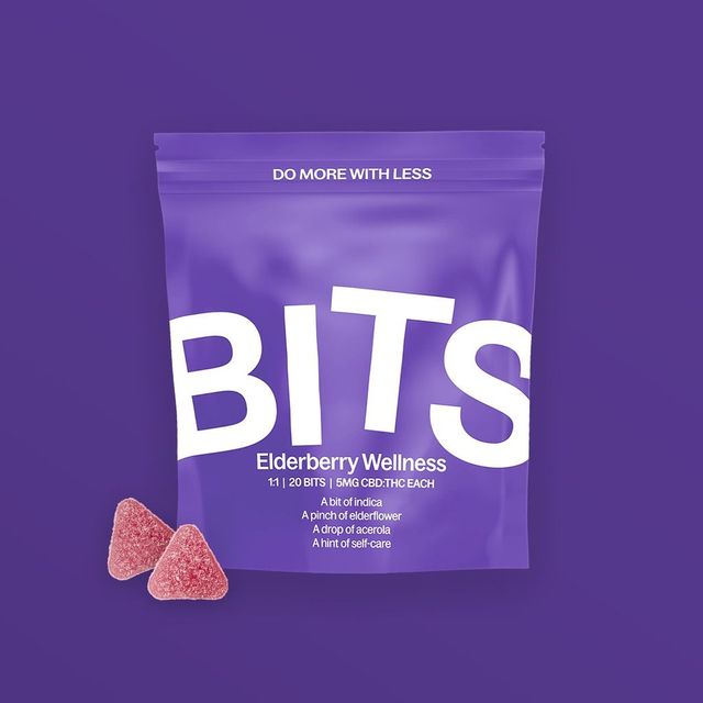 Elderberry Wellness 1:1 CBD:THC Bits Elderberry Wellness 1:1 CBD:THC Bits