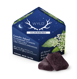 Elderberry 1:2 CBN:THC Gummy product