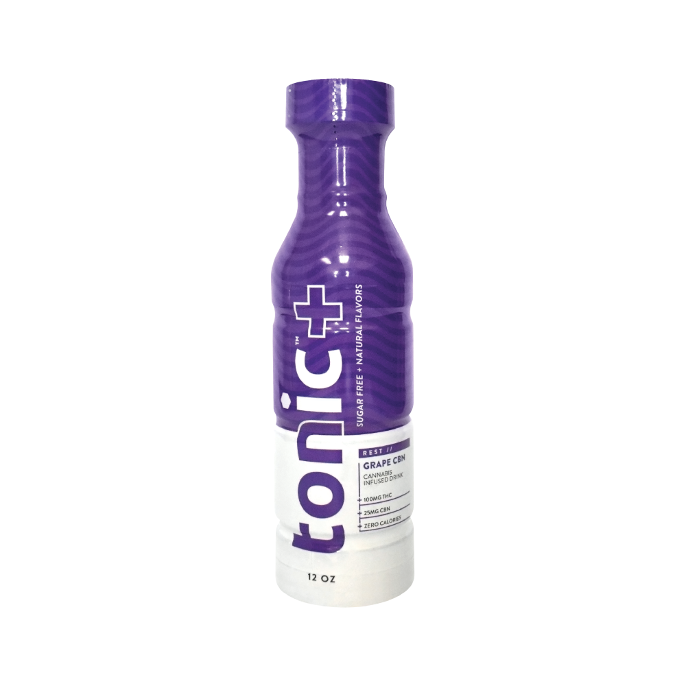 Tonic Grape 1:4 CBN/THC Drink Beverage Edible, 100mg, 1pk
