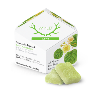 Kiwi 1:1 THCv:THC Gummy product