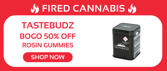 Cannabis Promo, Cannabis Sales, Cannabis Discounts, Cannabis on Sale, Tastebudz Rosin Edibles: 25% OFF