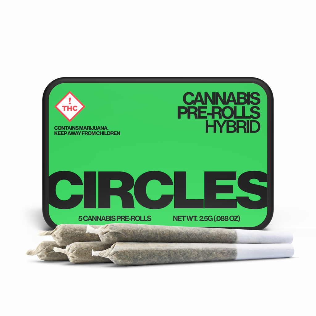 Heady BTTR Preroll 5-pack, Circles 
