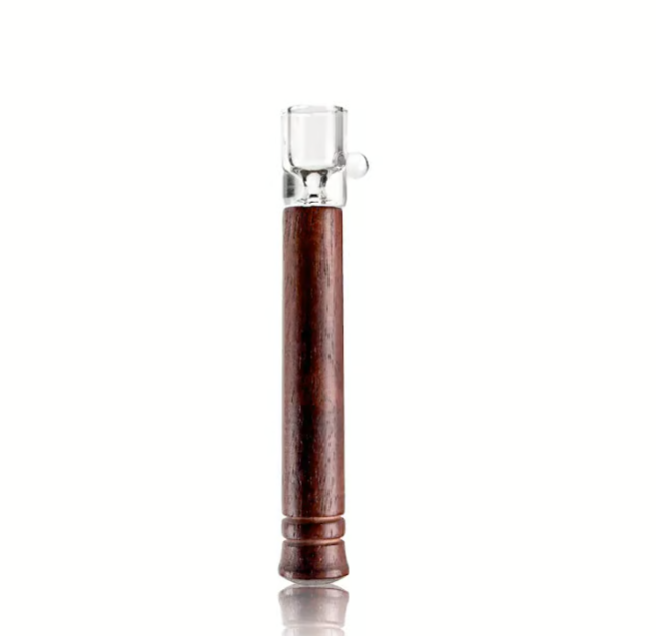 Walnut Wood and Glass