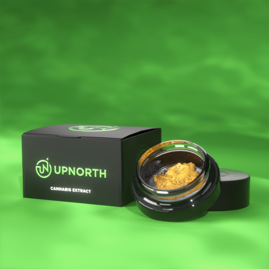 UpNorth White Widow Budder Live Resin Concentrate, 1g