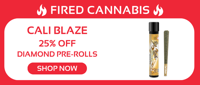 Cannabis Promo, Cannabis Sales, Cannabis Discounts, Cannabis on Sale, Cali Blaze Diamond Pre-Rolls: 25% OFF