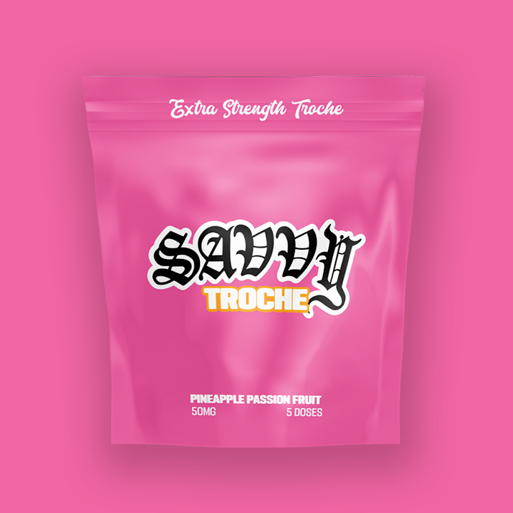 Savvy Guap Pineapple Passionfruit Troches, 50mg, 1pk