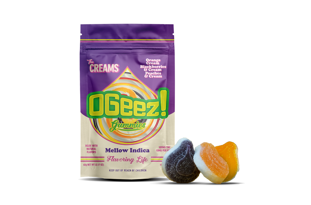 Ogeez! The Creams Indica Gummy Candy Edible, 100mg, 10pk