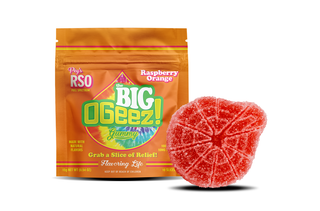 Raspberry Orange RSO Gummy product