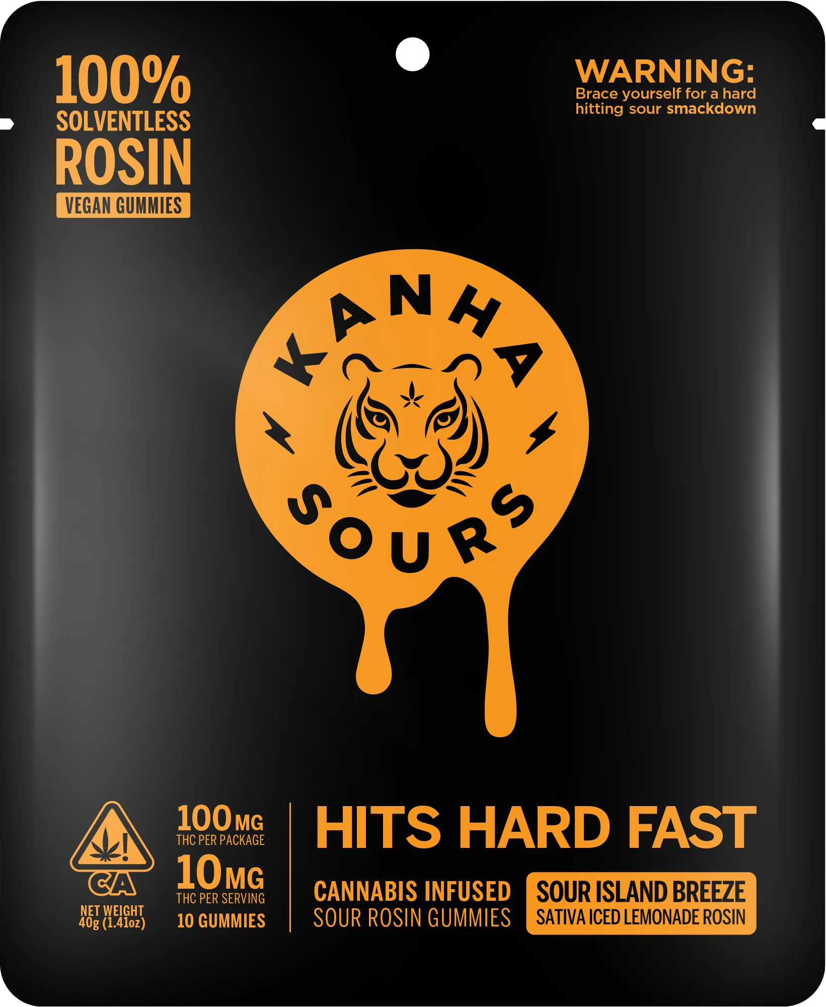 Sour Island Breeze Nano Rosin Gummies Kanha