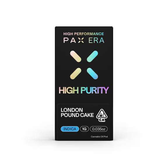 Pax High Purity: London Pound Cake