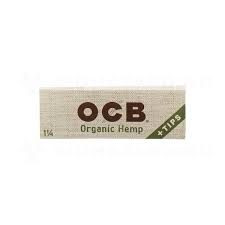 Organic Hemp 1 1/4" Papers w/Tips OCB