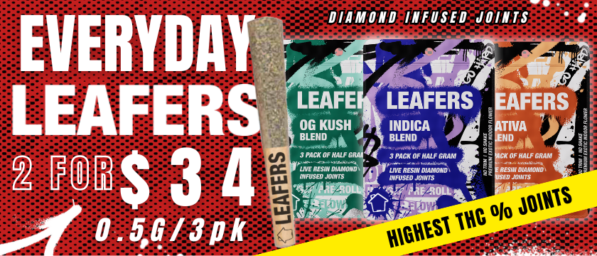 2-for-$34 Leafers 0.5g 3-pack