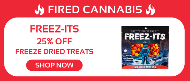 Cannabis Promo, Cannabis Sales, Cannabis Discounts, Cannabis on Sale, Freez-Its: 25% OFF