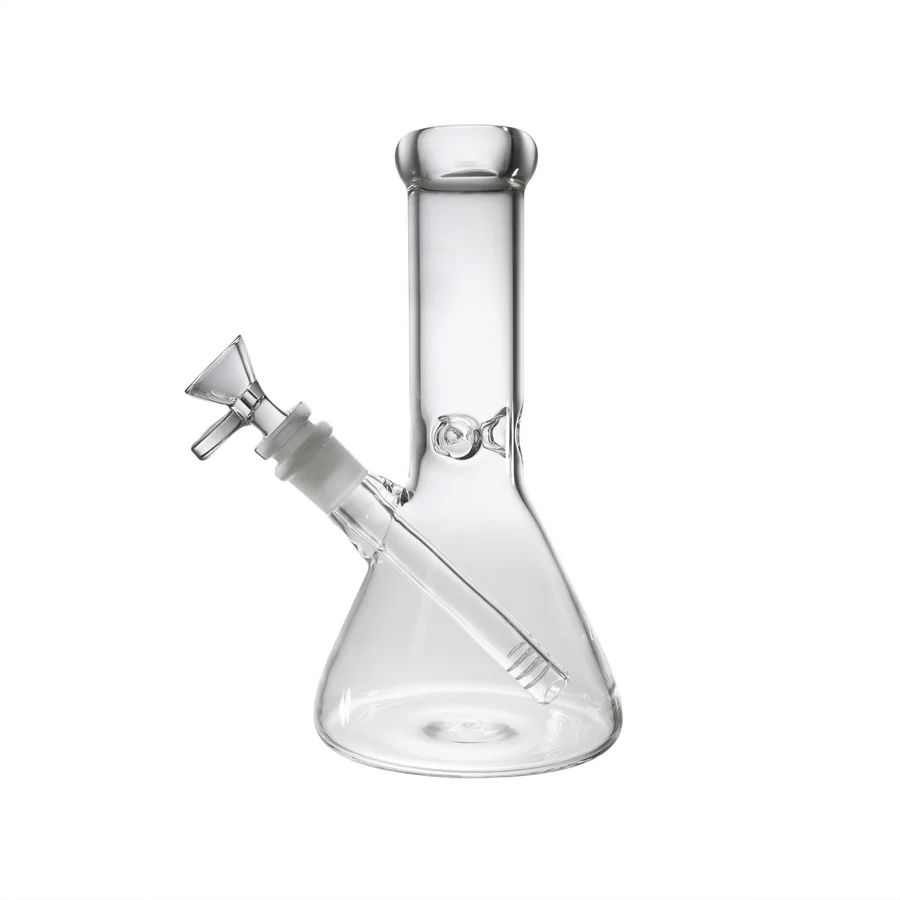 Flower Tube Glass Pipes, 8" Beaker
