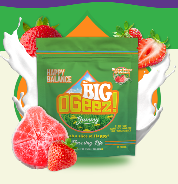 BIG Strawberries & Cream | 1:1 THC : CBD