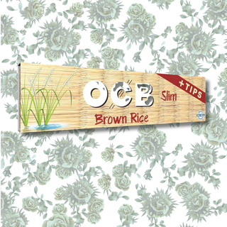 Brown Rice King Size Slim Papers+Tips OCB