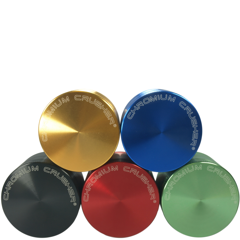 HMI 40mm 4 Piece Grinder Grinders, Red