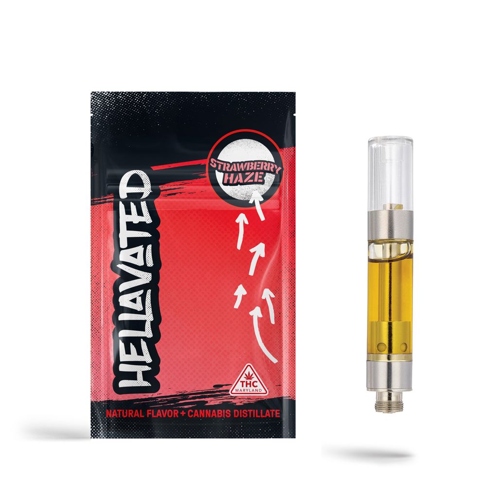 Hellavated Strawberry Haze 1.0g Cartridge