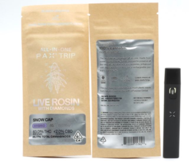 Snow Cap Rosin w/ Diamonds AIO PAX
