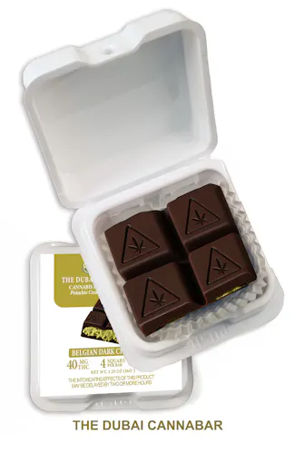Dubai Cannabar Quattro | 40mg THC 4 Piece