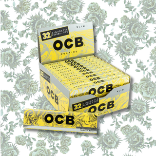 Solaire Slim Rolling Papers + Tips OCB