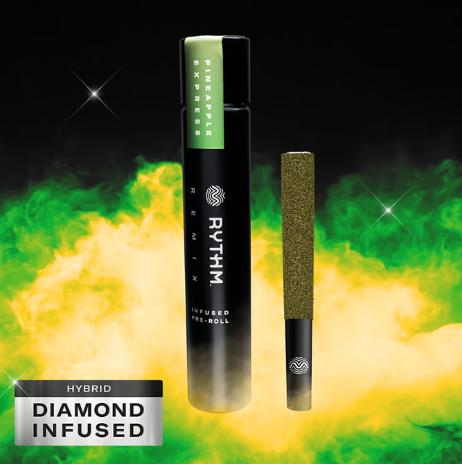 RYTHM Remix Pineapple Express Infused Pre-Roll, 1.0g Single