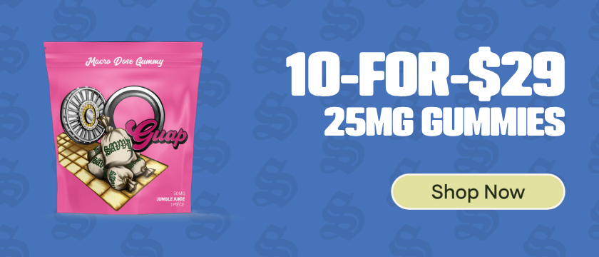 10-for-$29 Savvy 25mg Guap Gummies