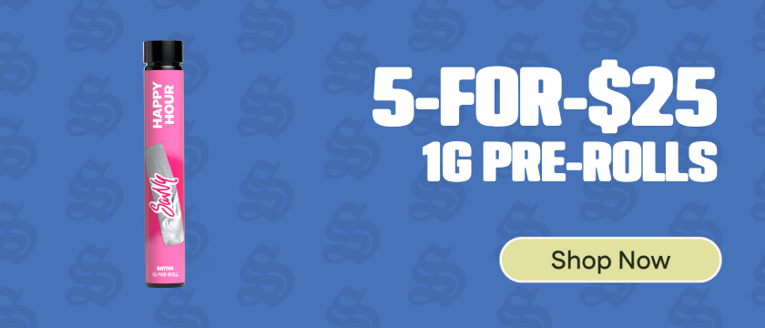 5-for-$25 Savvy 1G Prerolls
