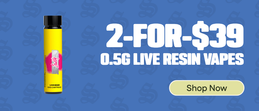 2-for-$39 Savvy Live Resin 0.5g Cartridges