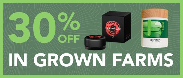 Cannabis Promo, Cannabis Sales, Cannabis Discounts, Cannabis on Sale, 30% off Botanist and Superflux