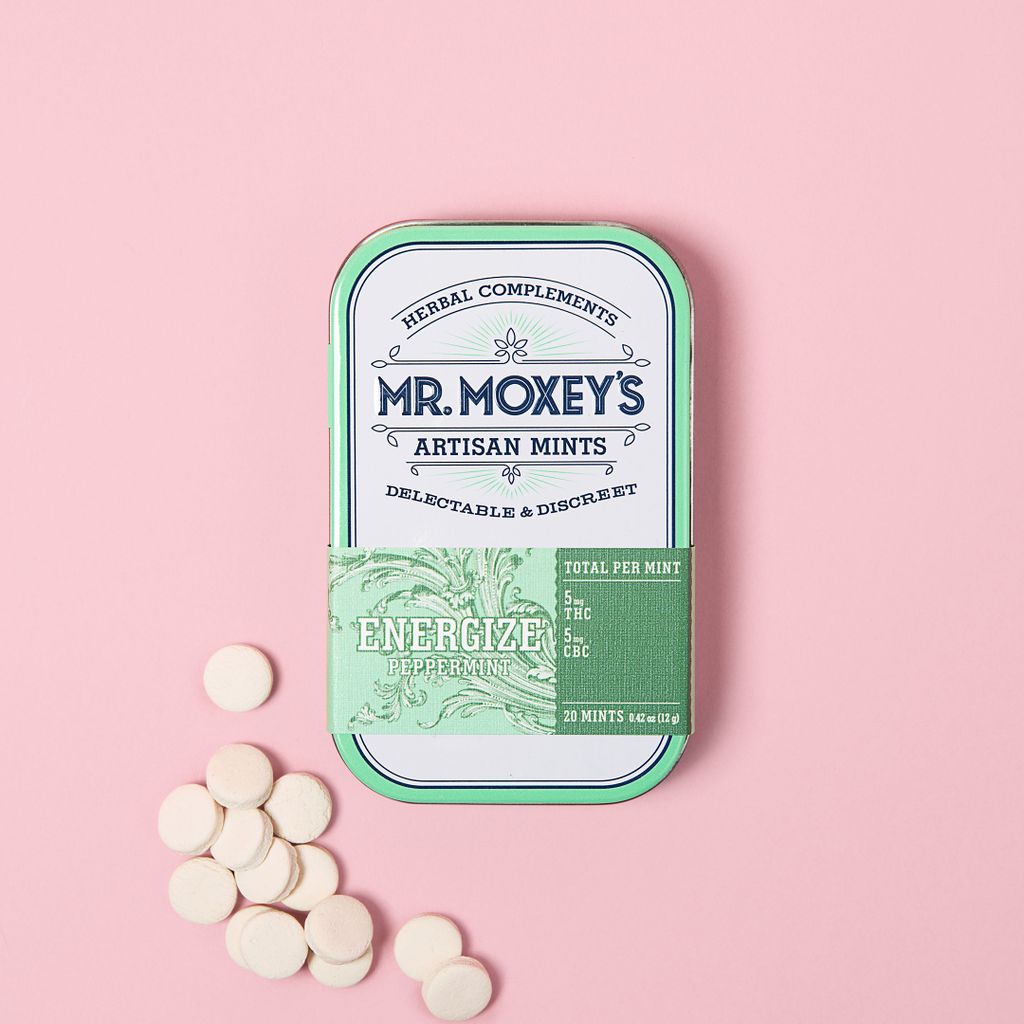 Energize Peppermint Mints| 1:1 CBC 100mg|THC 100mg