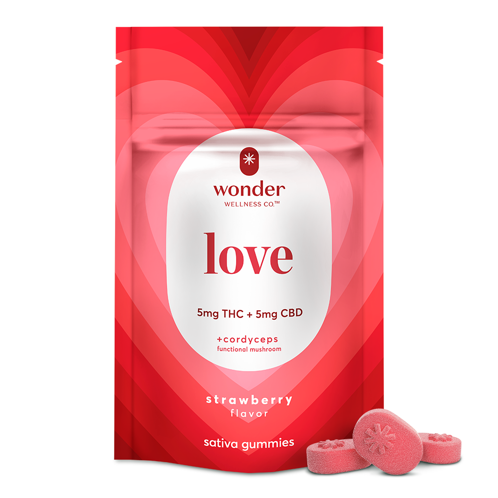 Buy Love 1:1 (THC:CBD) 100mg 20pk Gummies online - Aroma Hill