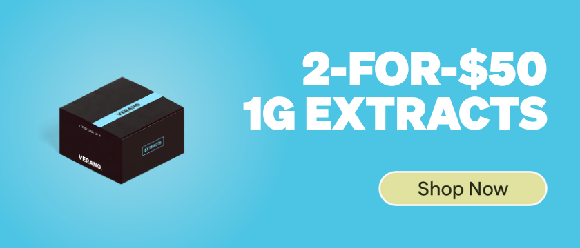 2-for-$50 or 4-for-$99 Verano 1G Live Resin Extracts