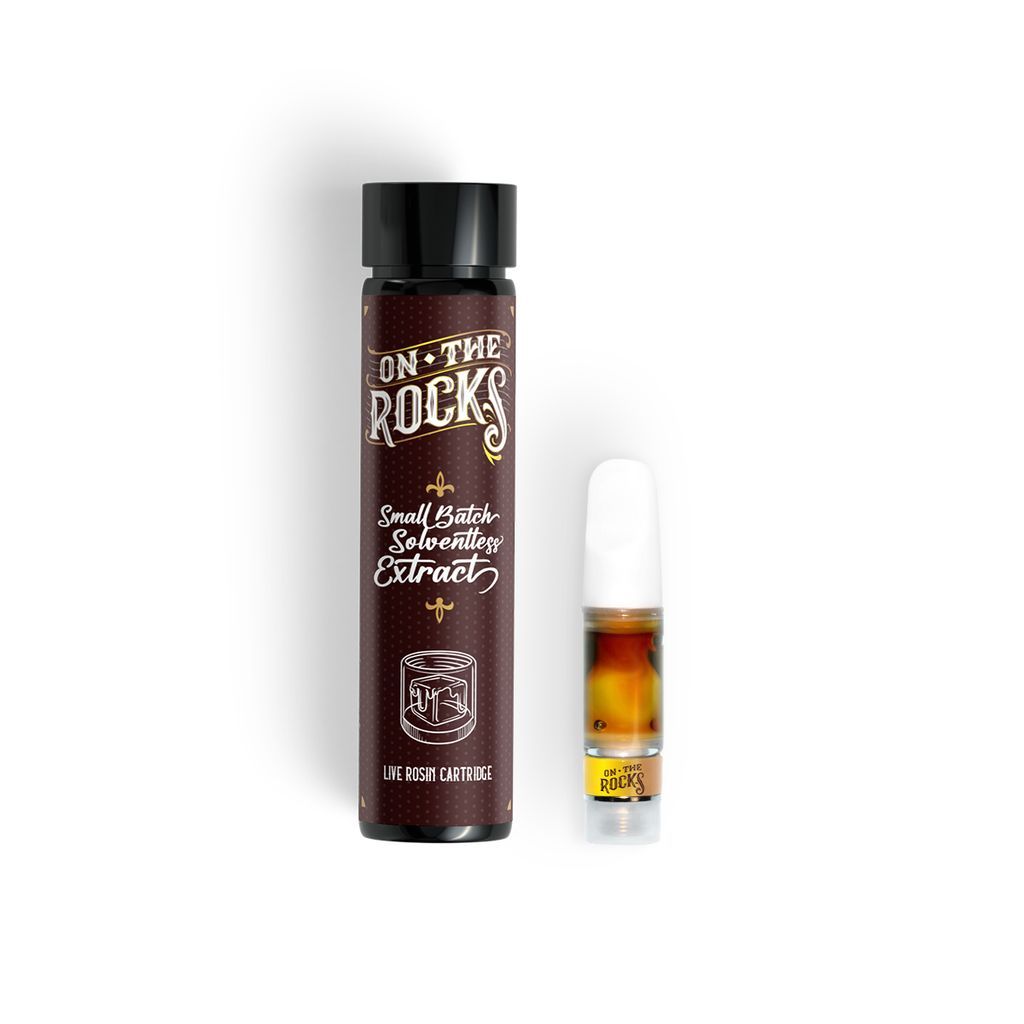 On The Rocks Minty Haze Live Rosin Cartridge Vape, 0.5g