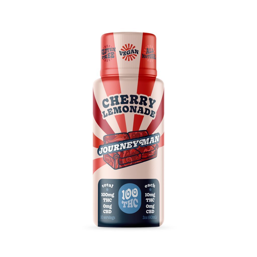 Journeyman Cherry Lemonade Drink Beverage Edible, 100mg, 1pk