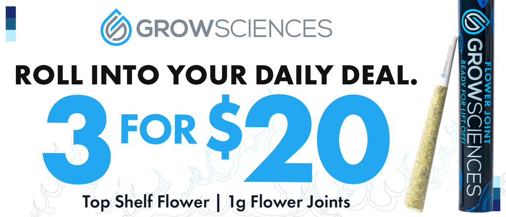3-for-$20 Grow Sciences 1g Pre-rolls