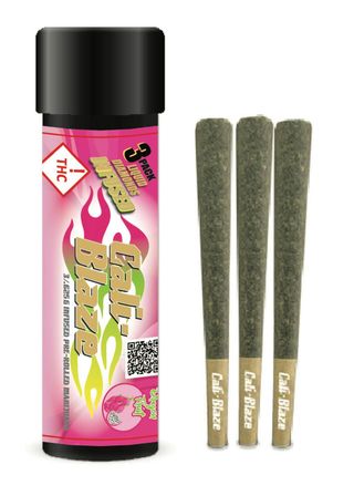 Dragon Fruit Infused Pre-roll 3 pack (H) Cali Blaze