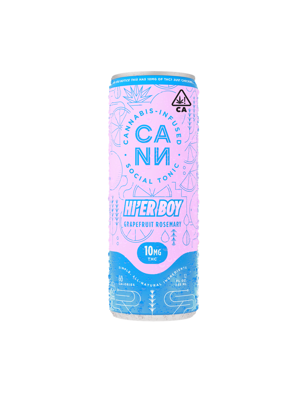 Grapefruit Rosemary Hi Boy 4-pack