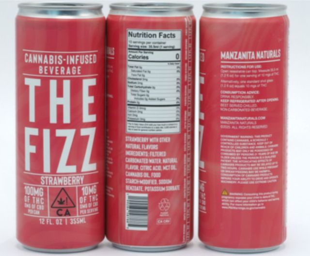 Strawberry Sparkling Water The Fizz