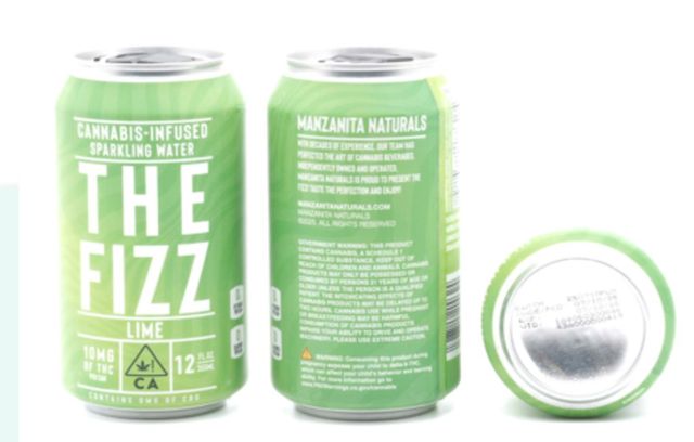 Lime Sparkling Water The Fizz