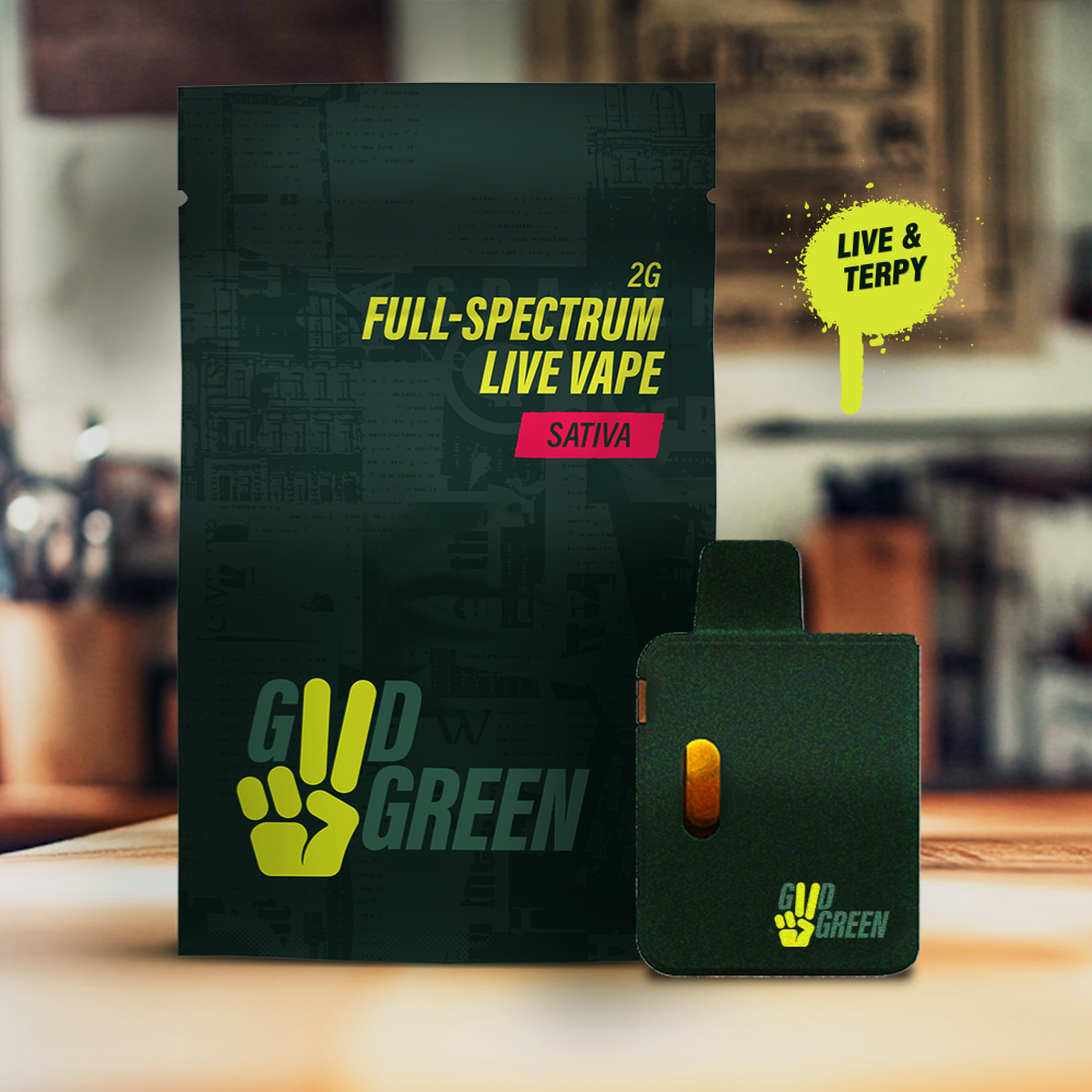 Good Green Island Lime Haze Live Sauce All-In-One Vape, 2g