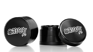 Savvy 4 Piece Aluminum Grinder Grinder, 4 piece