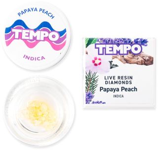 Papaya Peach Live Resin Diamonds Tempo