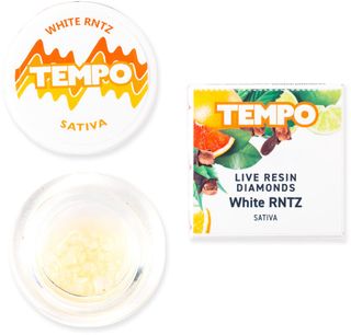 White RNTZ Live Resin Diamonds Tempo