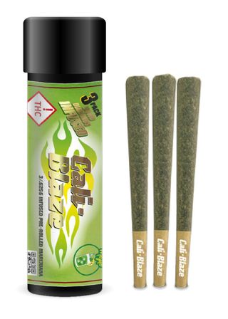 Mojito Infused Pre-roll 3 pack (I) Cali Blaze