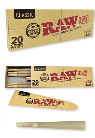 Classic 1 1/4 Cones RAW