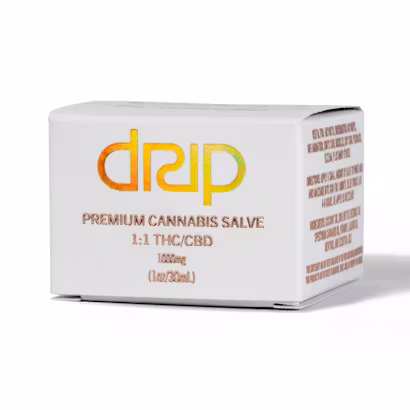 Drip 1:1 CBD:THC Salve Transdermal Topical, 1000mg