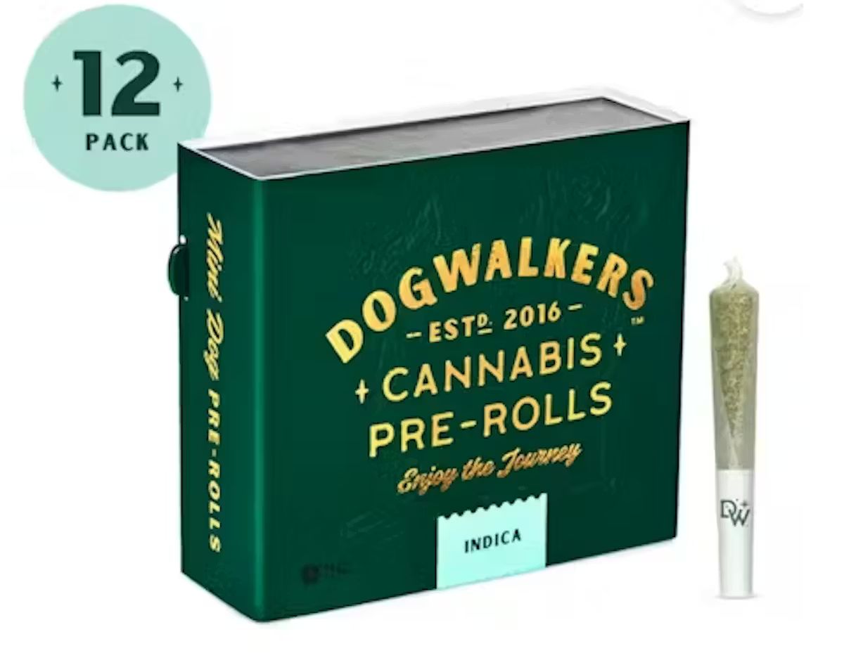 Dogwalkers Brownie Scout Pre-Roll Multipack, 4.2g, 12pk